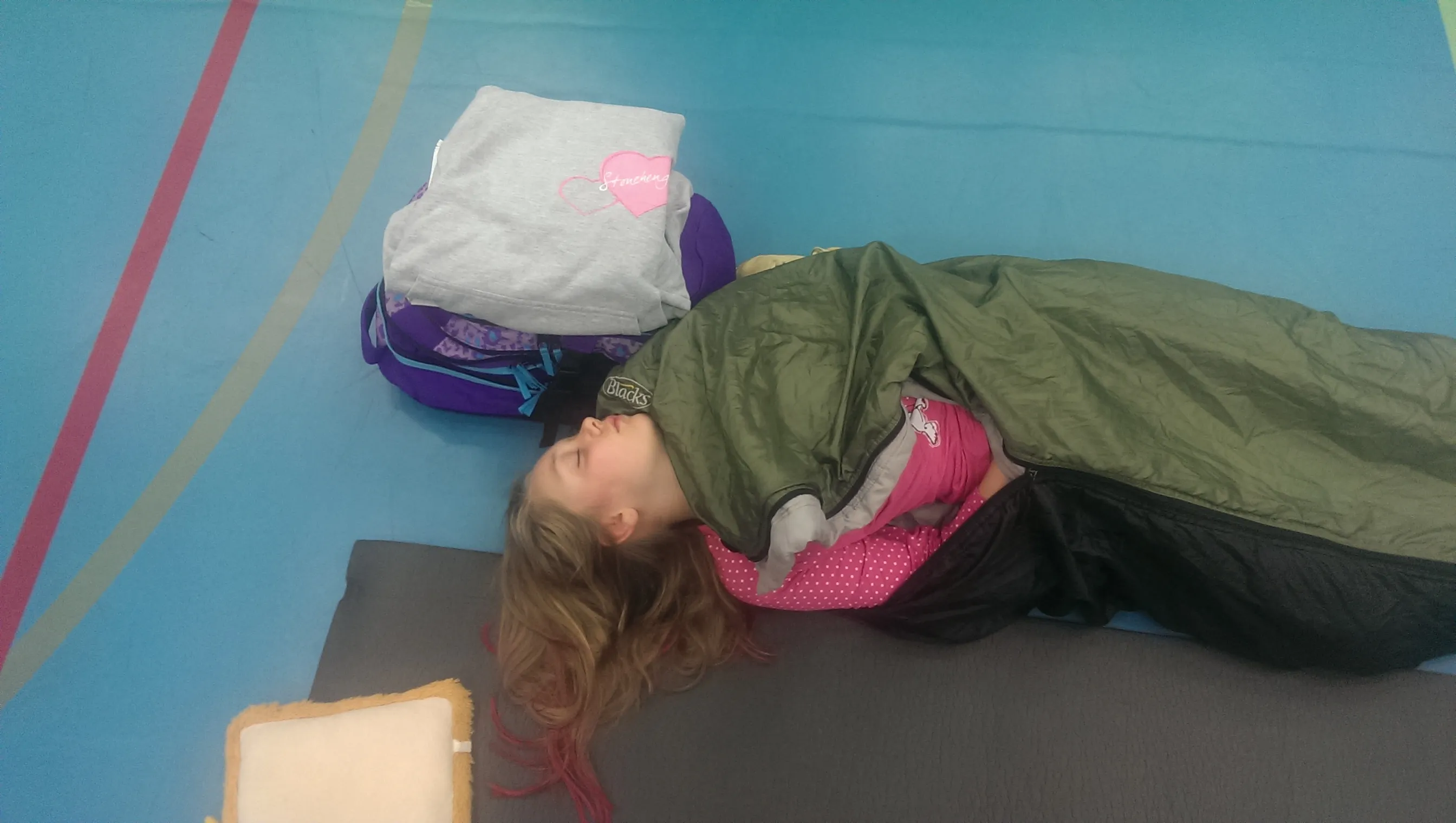 Me asleep!